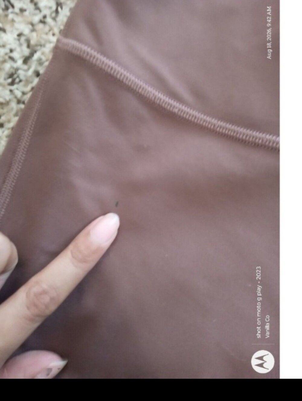 Lululemon Align High-Rise Mini-Flared Pant 32" Dark Oxide Small 4 - Picture 9 of 12